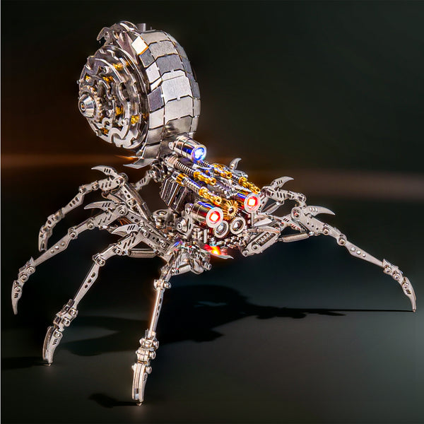 DIY 3D Metal Spider Puzzle Model Kit Games Creative Gift-203Pcs