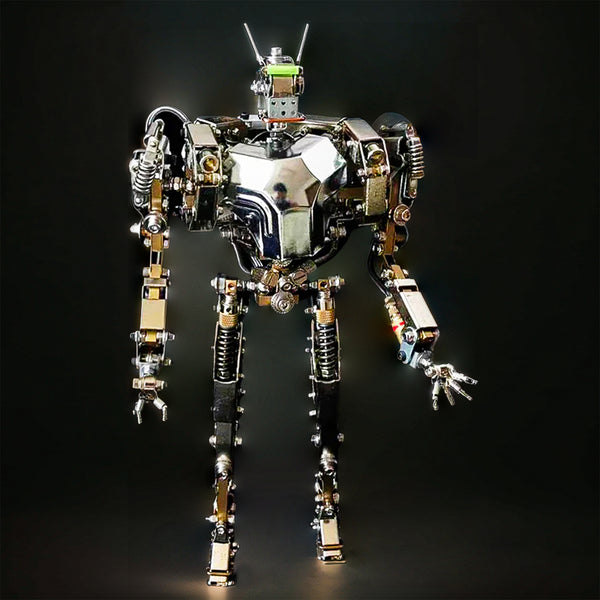 DIY 3D Metal Machine Future Mech War Humanoid-1 Model 700+PCS