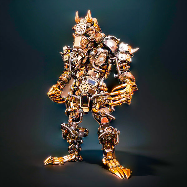 DIY 3D Metal Assembly Werewolf Model Hyperrealistic Toy Set