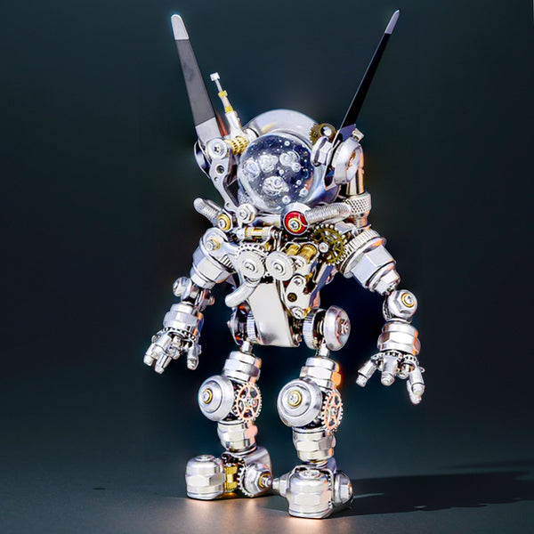 DIY 3D Sci-fi Punk Metal Mechanical Aerospace Rabbit Assembly Model Kit-500PCS