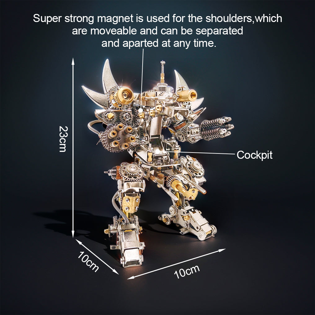 DIY 3D Metal Mechanical Magnetic Mecha Puzzle | RCGOFOLLOW