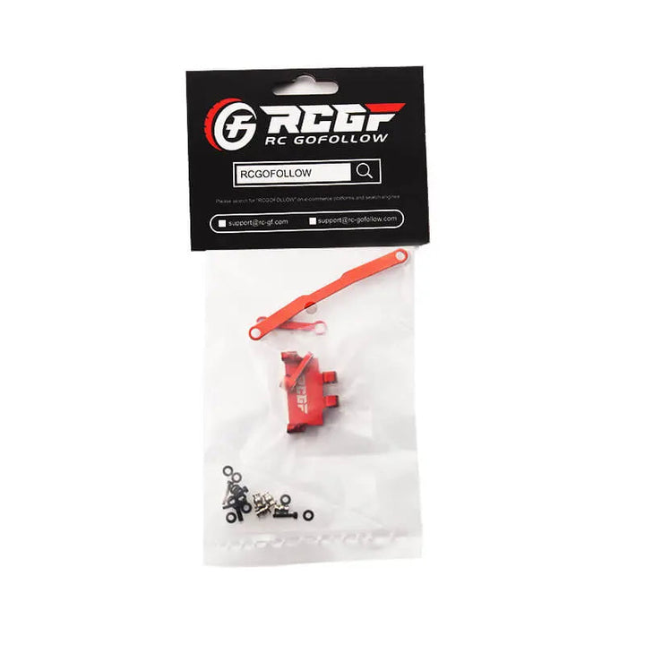 RCGOFOLLOW RCGF 1/24 Axial SCX24 Servo Complete Set Upgrades Without 12g Servo,Red