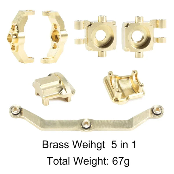 1/18 Traxxas TRX4M Defender Bronco Brass Weights Steering Link Upgrades Golden