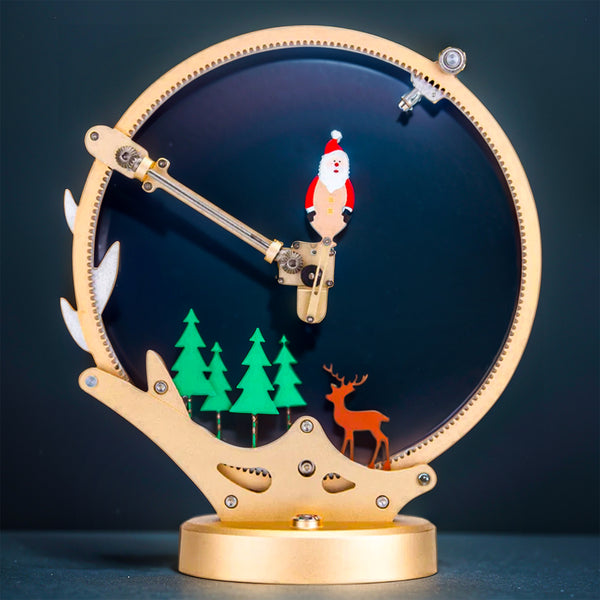 DIY 3D Metal Puzzle Swinging Santa Claus Assembly Model Kit 100PCS+