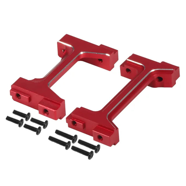 1/18 Traxxas TRX4M Defender Bronco Front Rear Bumper Mount Chassis Upgrades Red